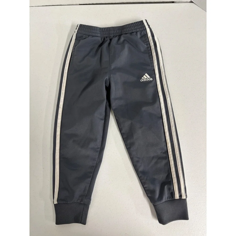 Kids 4T Bundle 3 Pairs Pants Old Navy Khakis Adidas Track Cat & Jack Joggers